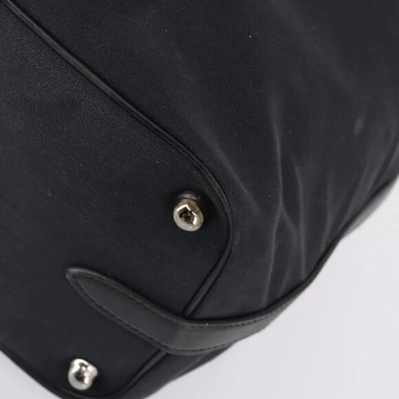 GUCCI Shoulder Bag Canvas Black Auth ep11240 - Picture 4 of 15